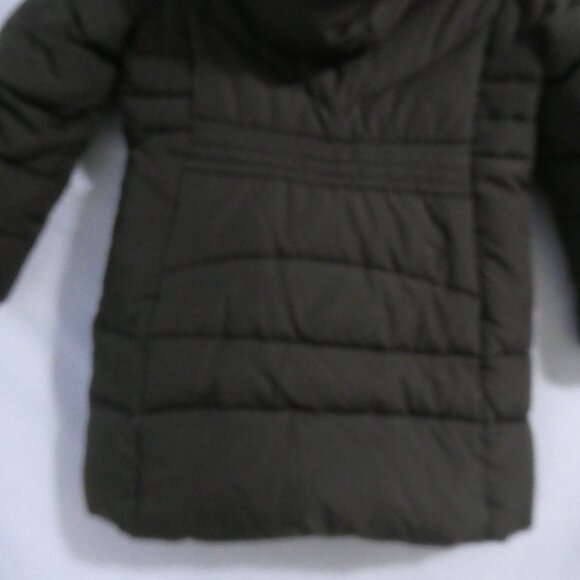 ZARA - Outerwear Collection | size 7 girls | Brown Hooded Puffer Coat - Picture 14 of 14